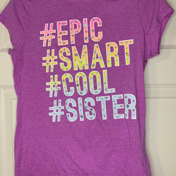 Purple children’s place graphic short sleeve tee - Picture 1 of 2
